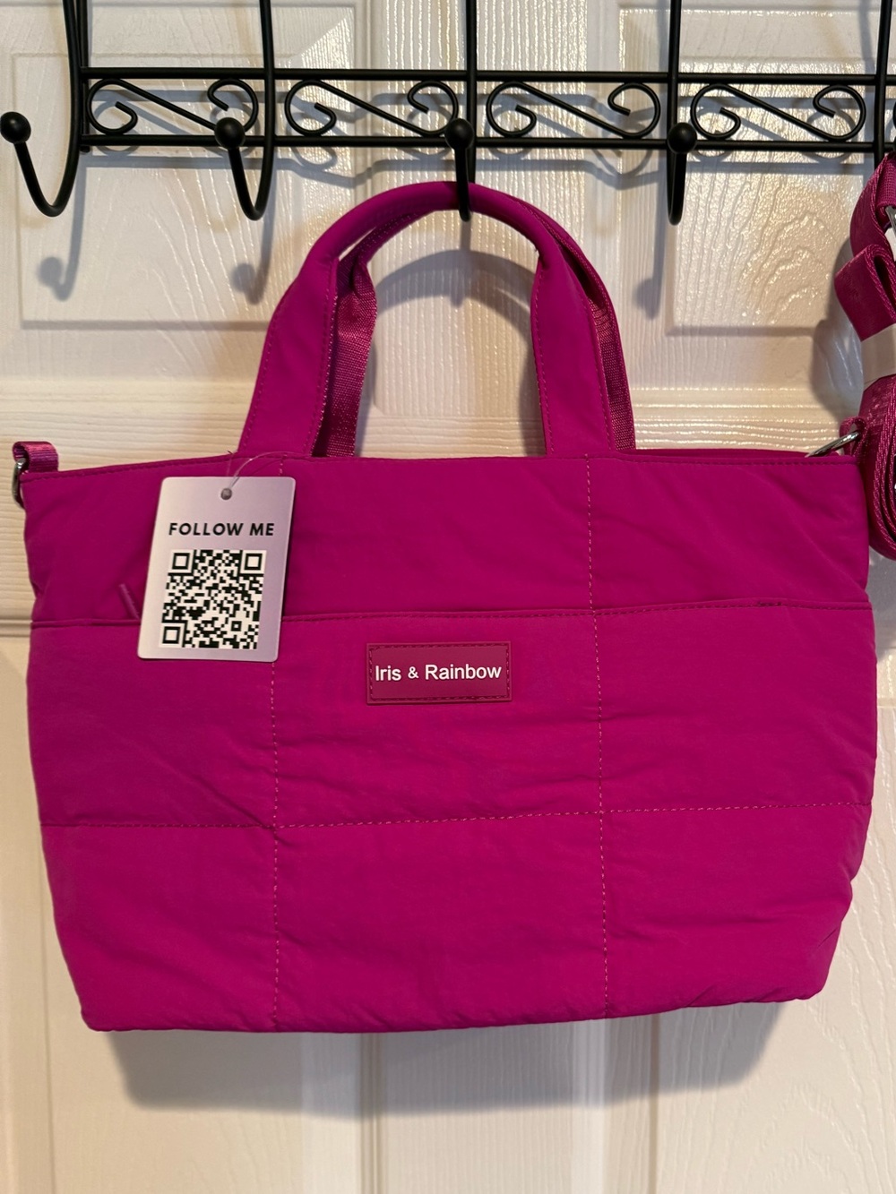 Iris and Rainbow Mini Tote Bag